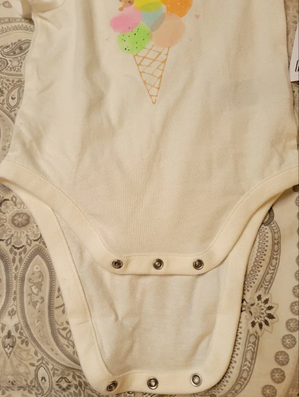 Baby Gap First Favorites 1 Piece Beary Sweet Bodysuit Organic Cotton 12-18 Month